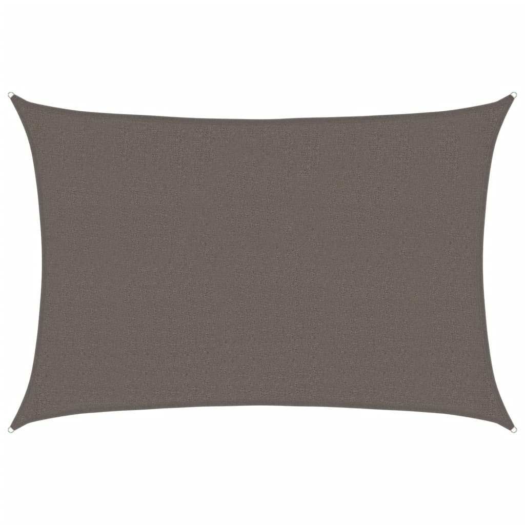 vidaXL Pânză parasolar, antracit, 2,5 x 3,5 m, HDPE, 160 g/m²