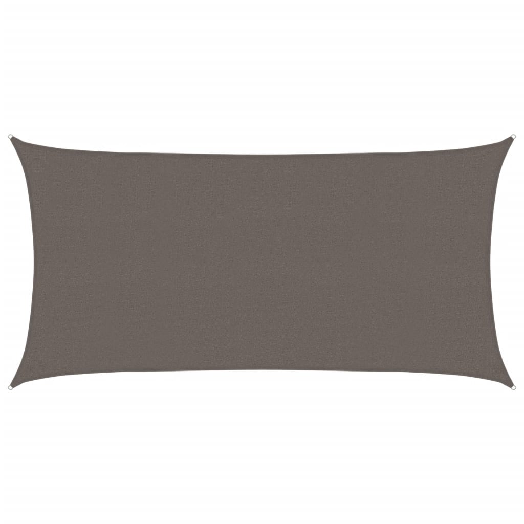 vidaXL Pânză parasolar, antracit, 2,5x4,5 m, HDPE, 160 g/m²