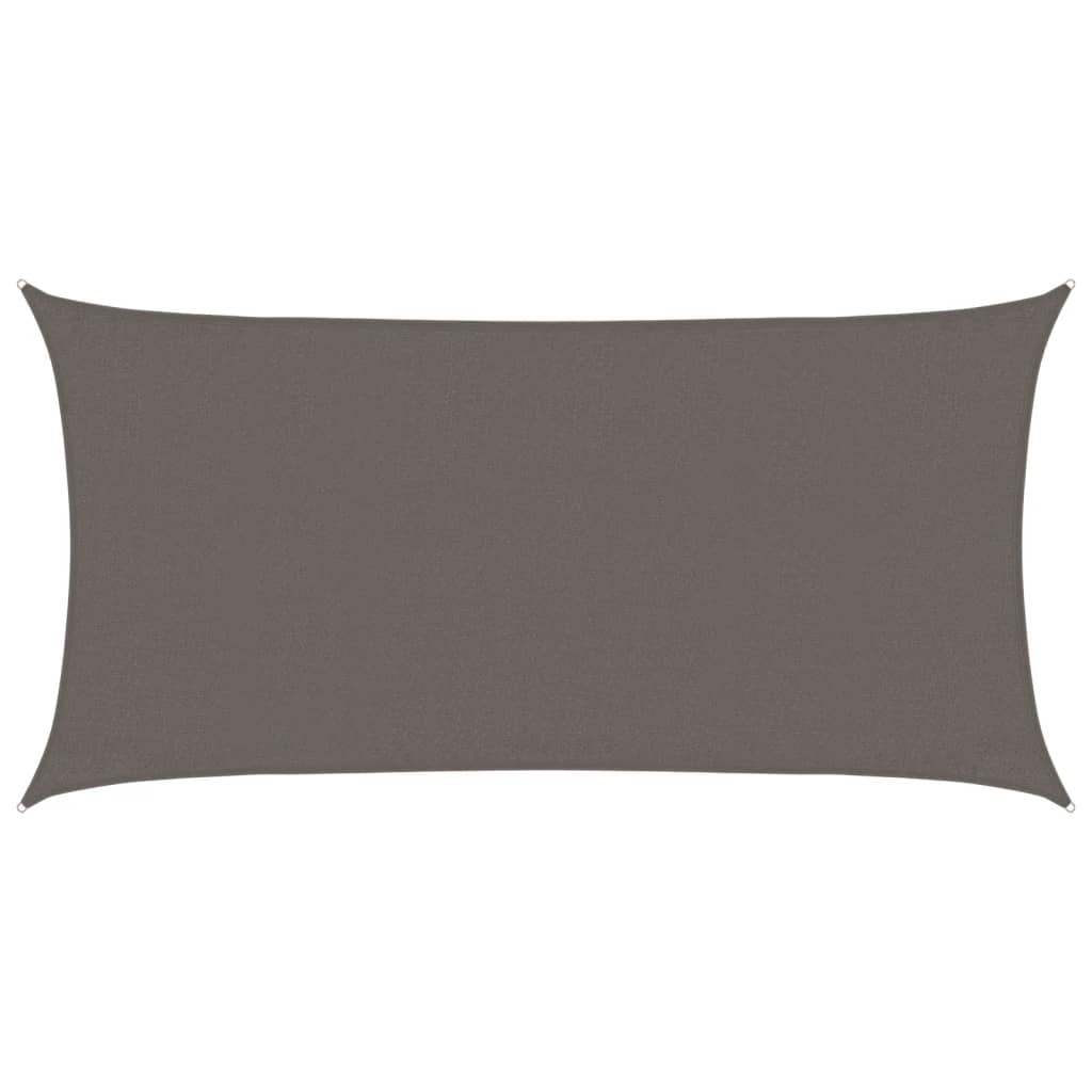 vidaXL Pânză parasolar, antracit, 3 x 6 m, HDPE, 160 g/m² vidaXL Pânză parasolar, antracit, 3 x 6 m, HDPE, 160 g/m²