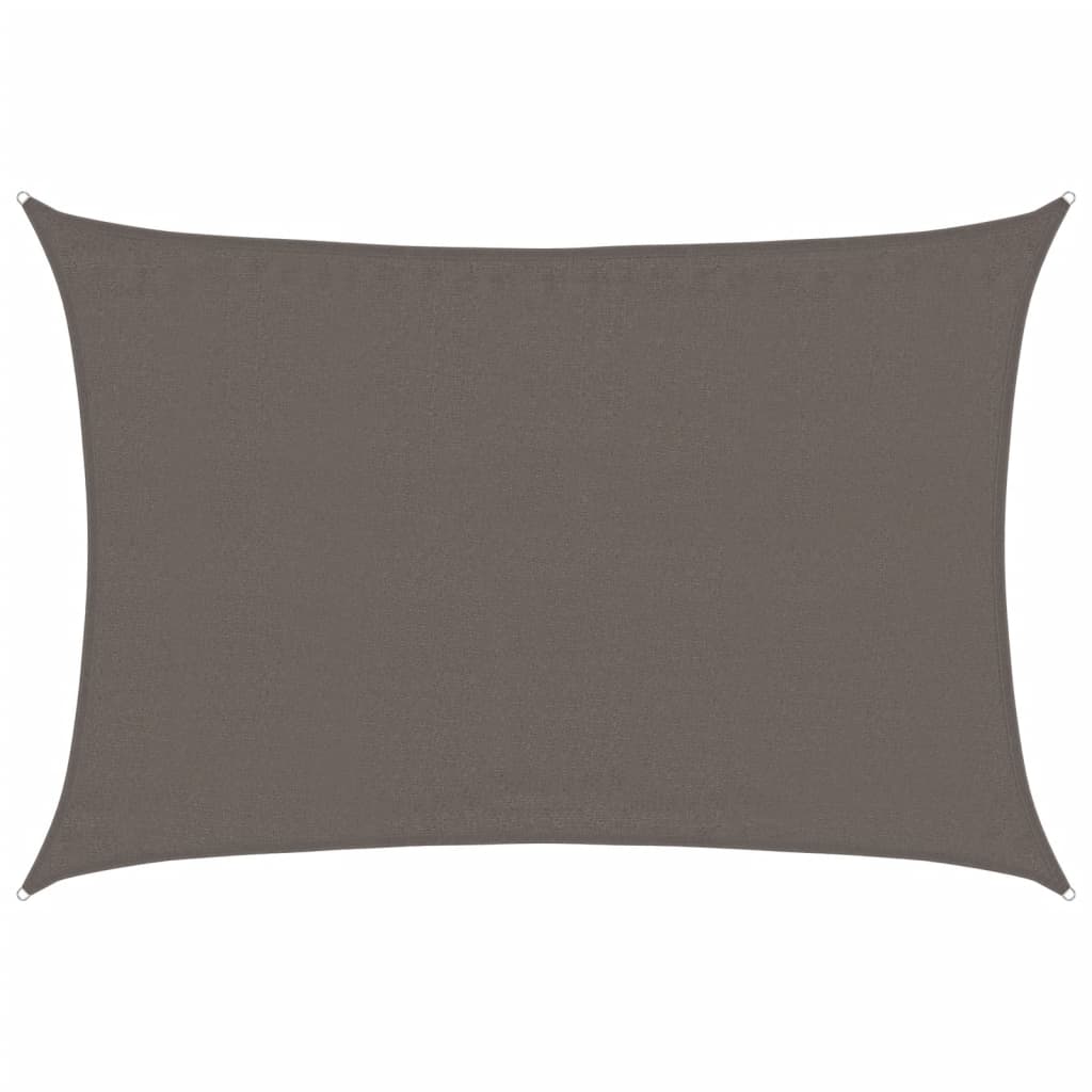 vidaXL Pânză parasolar, antracit, 3,5x5 m, HDPE, 160 g/m²