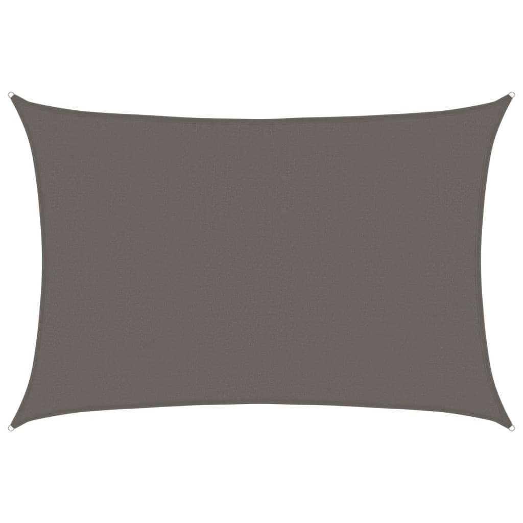 vidaXL Pânză parasolar, antracit, 4x5 m, HDPE, 160 g/m²