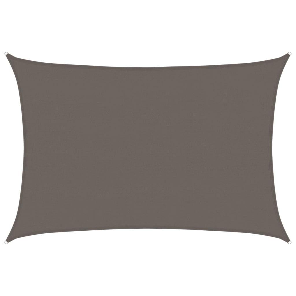 vidaXL Pânză parasolar, antracit, 5x6 m, HDPE, 160 g/m²