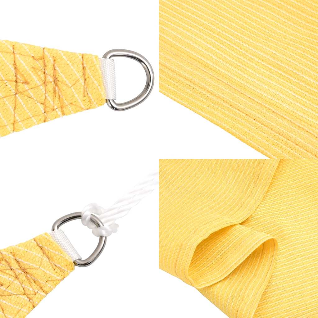 vidaXL Pânză parasolar, bej, 3 x 6 m, HDPE, 160 g/m²