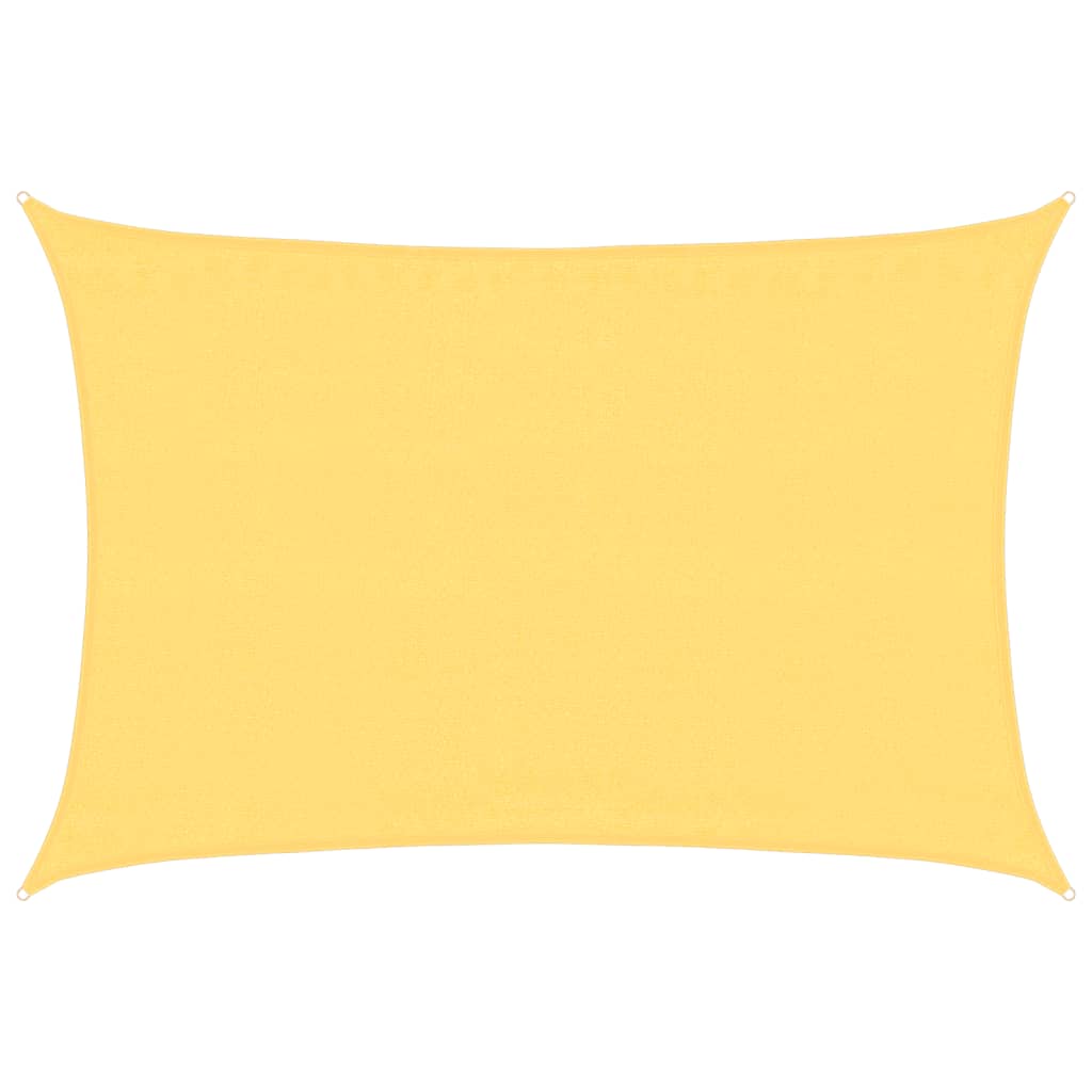 vidaXL Pânză parasolar, bej, 3,5 x 5 m, HDPE, 160 g/m²