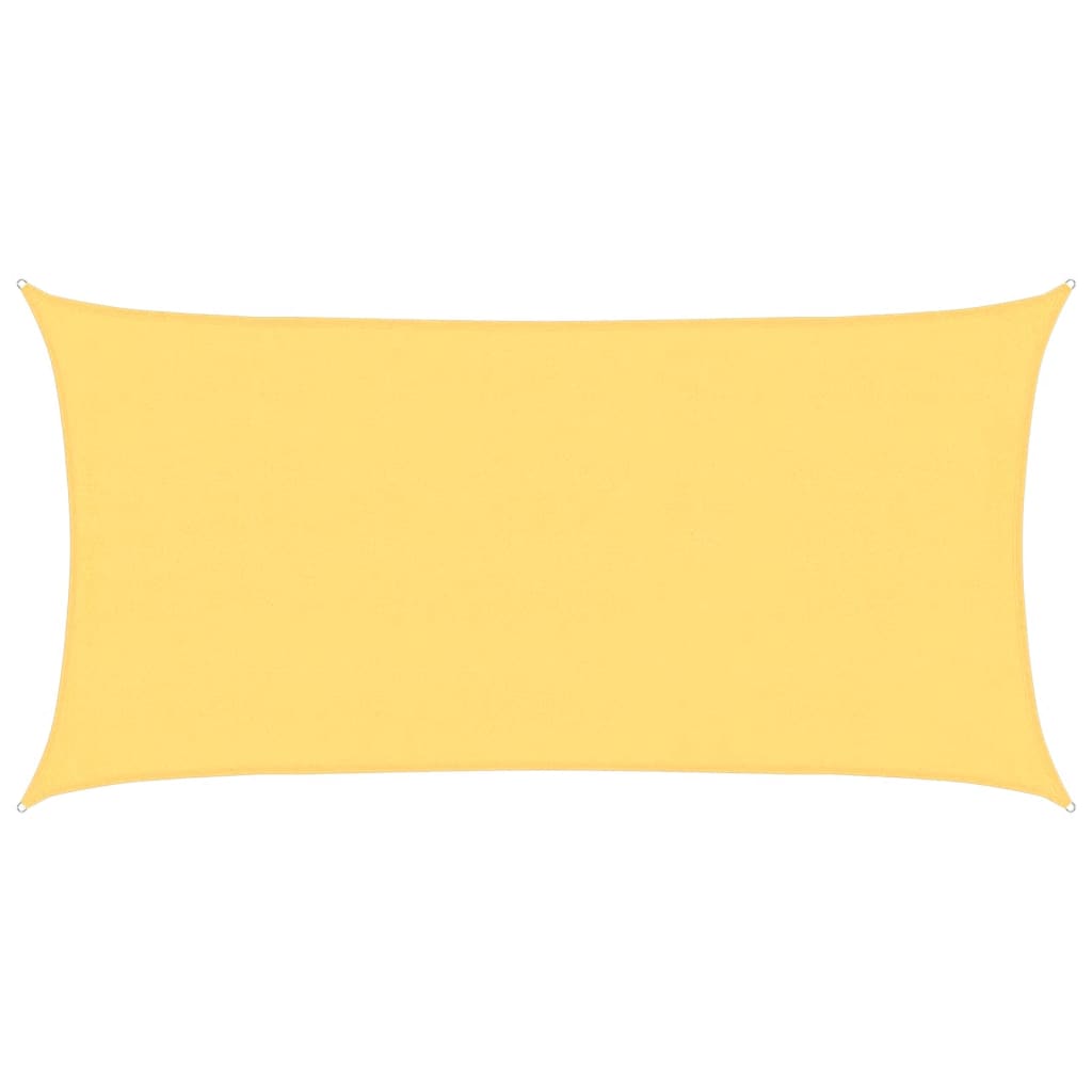 vidaXL Pânză parasolar, bej, 4 x 7 m, HDPE, 160 g/m²