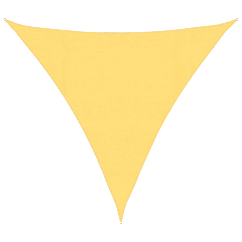 vidaXL Pânză parasolar, bej, 4,5x4,5x4,5 m, HDPE, 160 g/m² vidaXL Pânză parasolar, bej, 4,5x4,5x4,5 m, HDPE, 160 g/m²