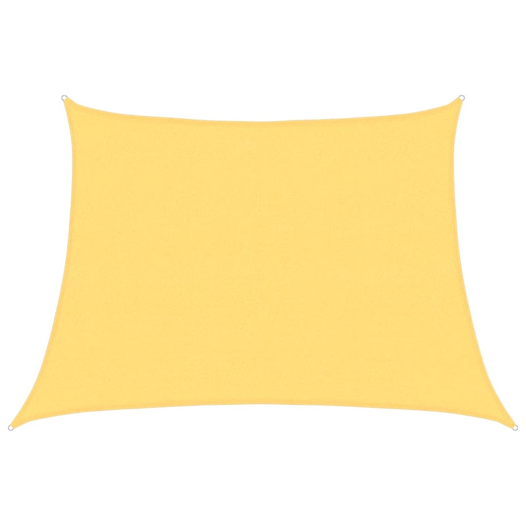 vidaXL Pânză parasolar, bej, 4/5x3 m, HDPE, 160 g/m²