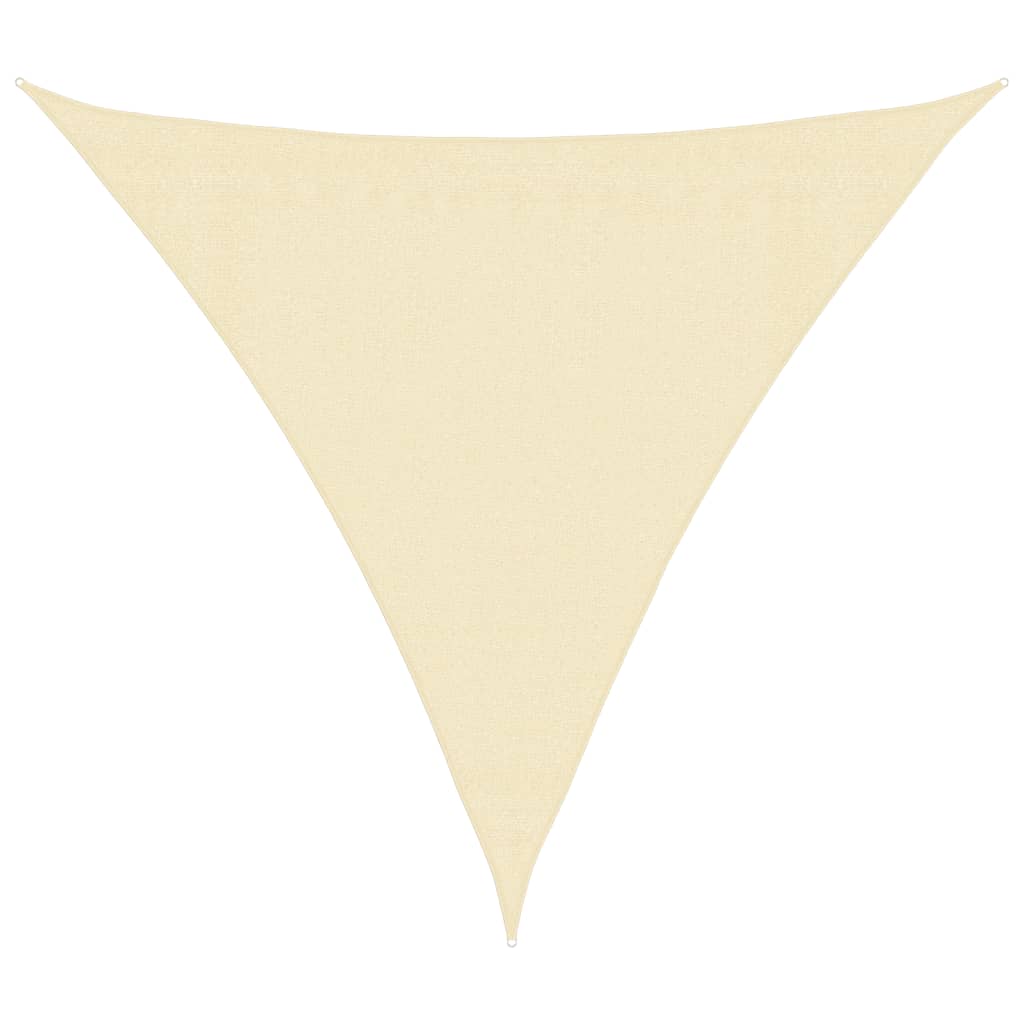vidaXL Pânză parasolar, crem, 3x3x3 m, HDPE, 160 g/m² vidaXL Pânză parasolar, crem, 3x3x3 m, HDPE, 160 g/m²