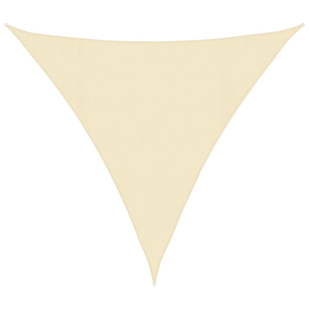 vidaXL Pânză parasolar, crem, 4,5x4,5x4,5 m, HDPE, 160 g/m² vidaXL Pânză parasolar, crem, 4,5x4,5x4,5 m, HDPE, 160 g/m²