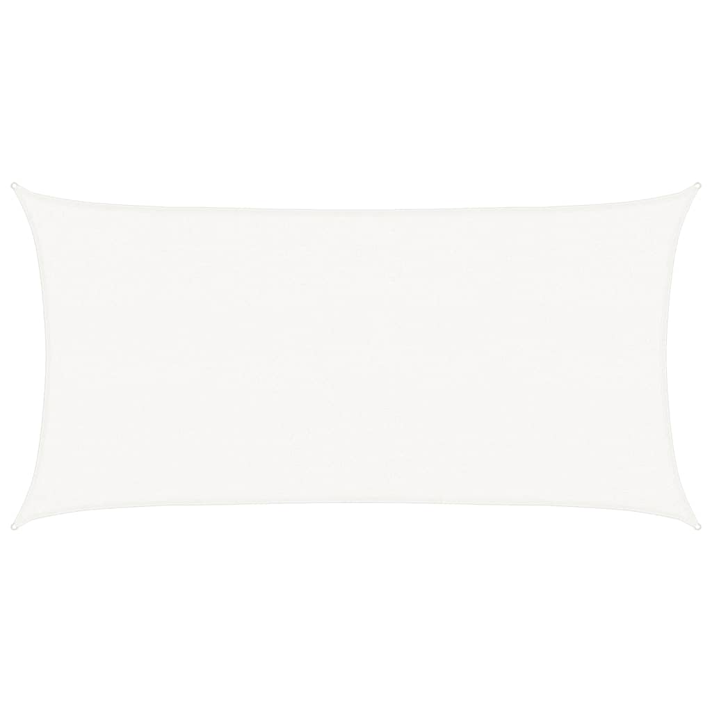 vidaXL Pânză parasolar, alb, 2,5 x 4,5 m, HDPE, 160 g/m² vidaXL Pânză parasolar, alb, 2,5 x 4,5 m, HDPE, 160 g/m²