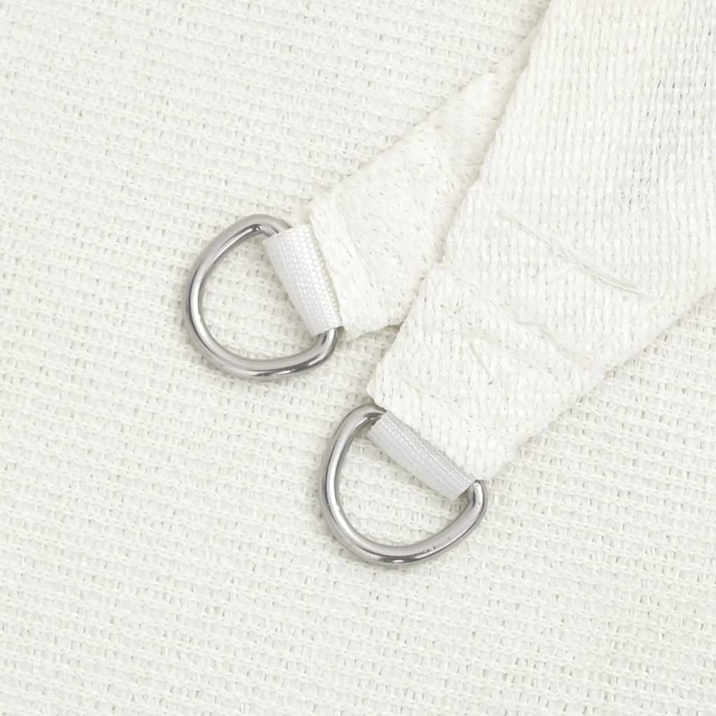 vidaXL Pânză parasolar, alb, 2,5 x 5 m, HDPE, 160 g/m²