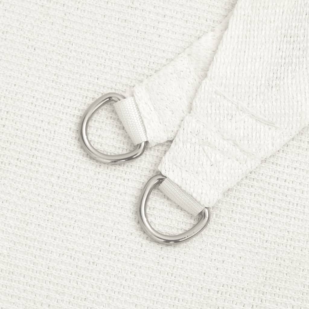 vidaXL Pânză parasolar, alb, 3 x 4 m, HDPE, 160 g/m²