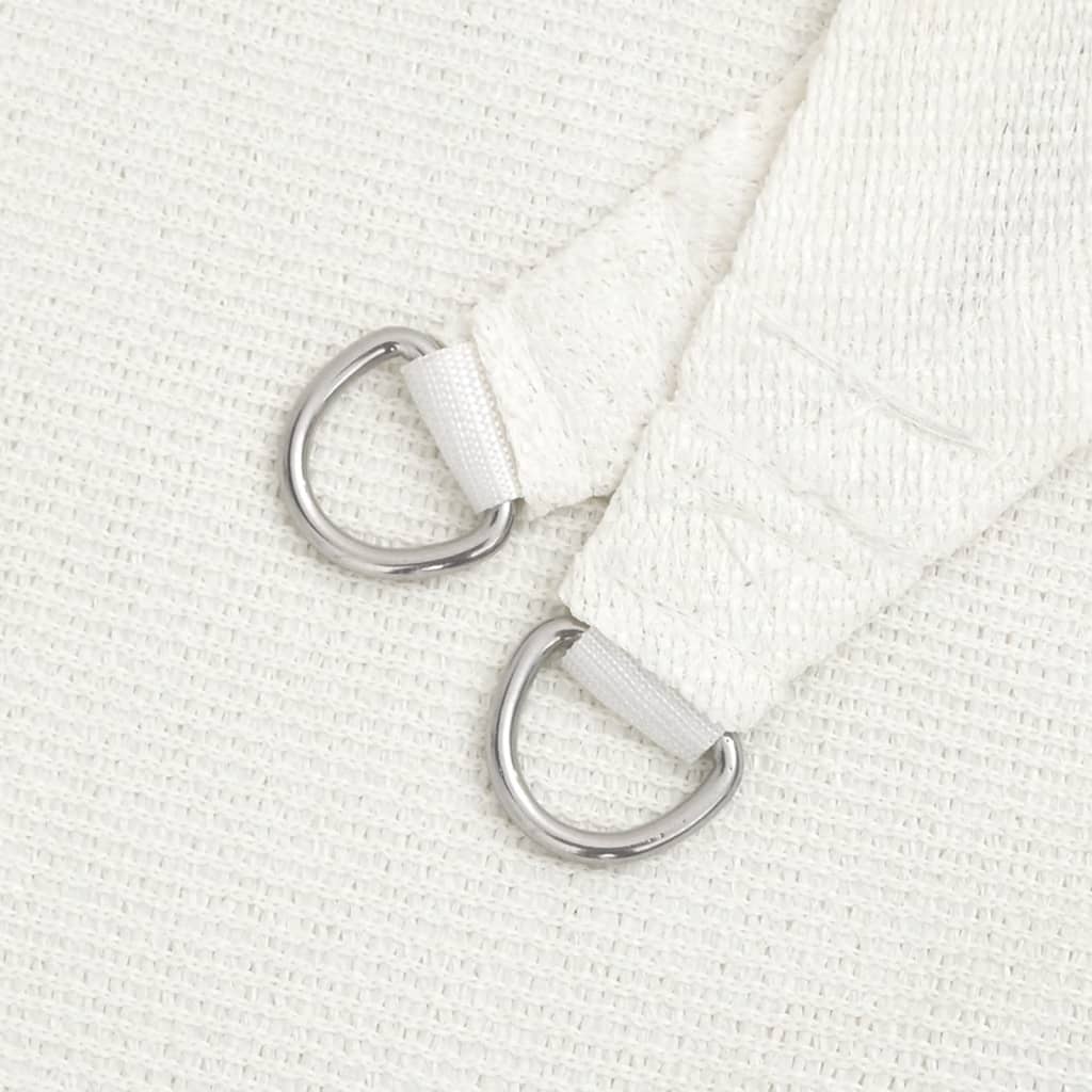 vidaXL Pânză parasolar, alb, 3 x 5 m, HDPE, 160 g/m²