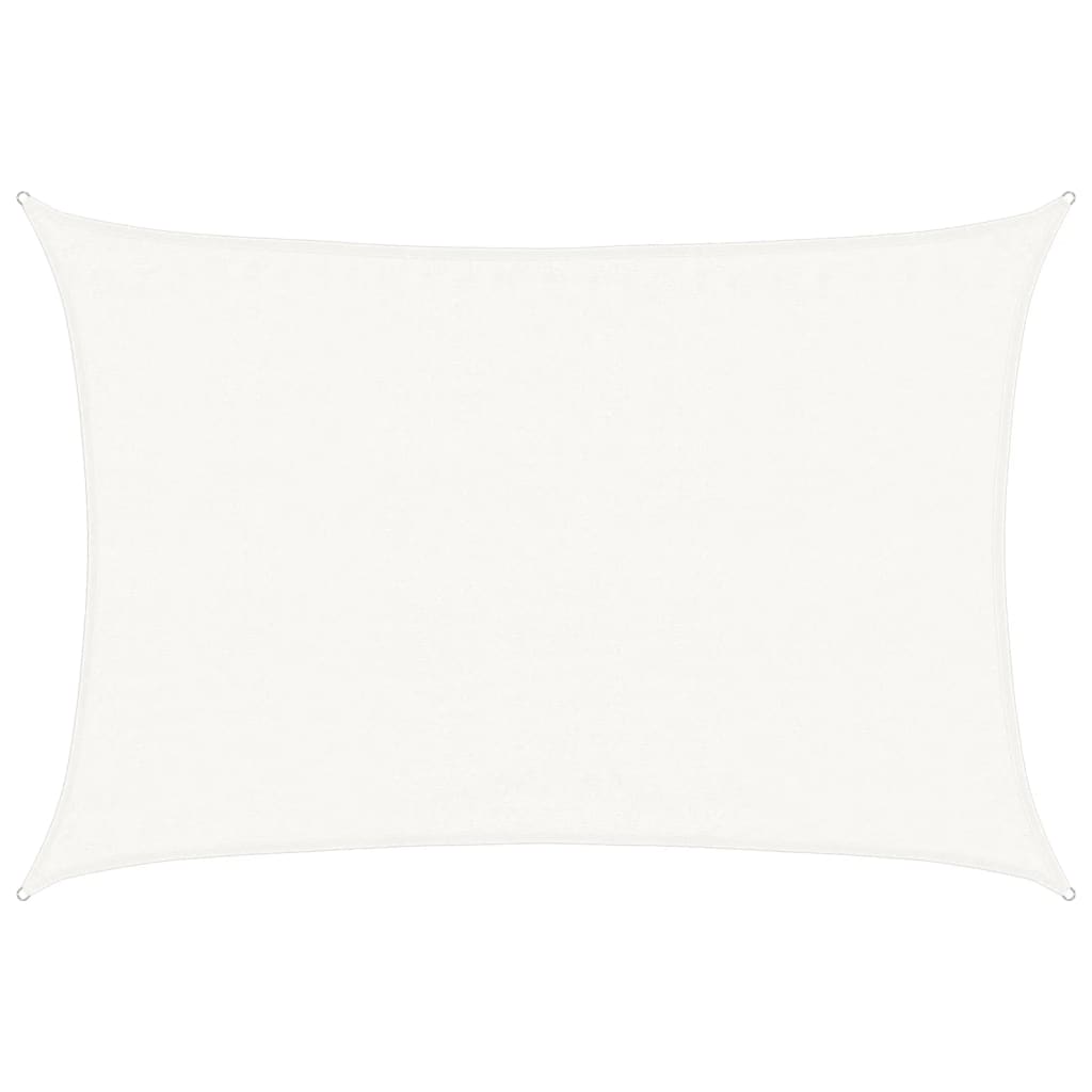 vidaXL Pânză parasolar, alb, 3,5 x 5 m, HDPE, 160 g/m² vidaXL Pânză parasolar, alb, 3,5 x 5 m, HDPE, 160 g/m²