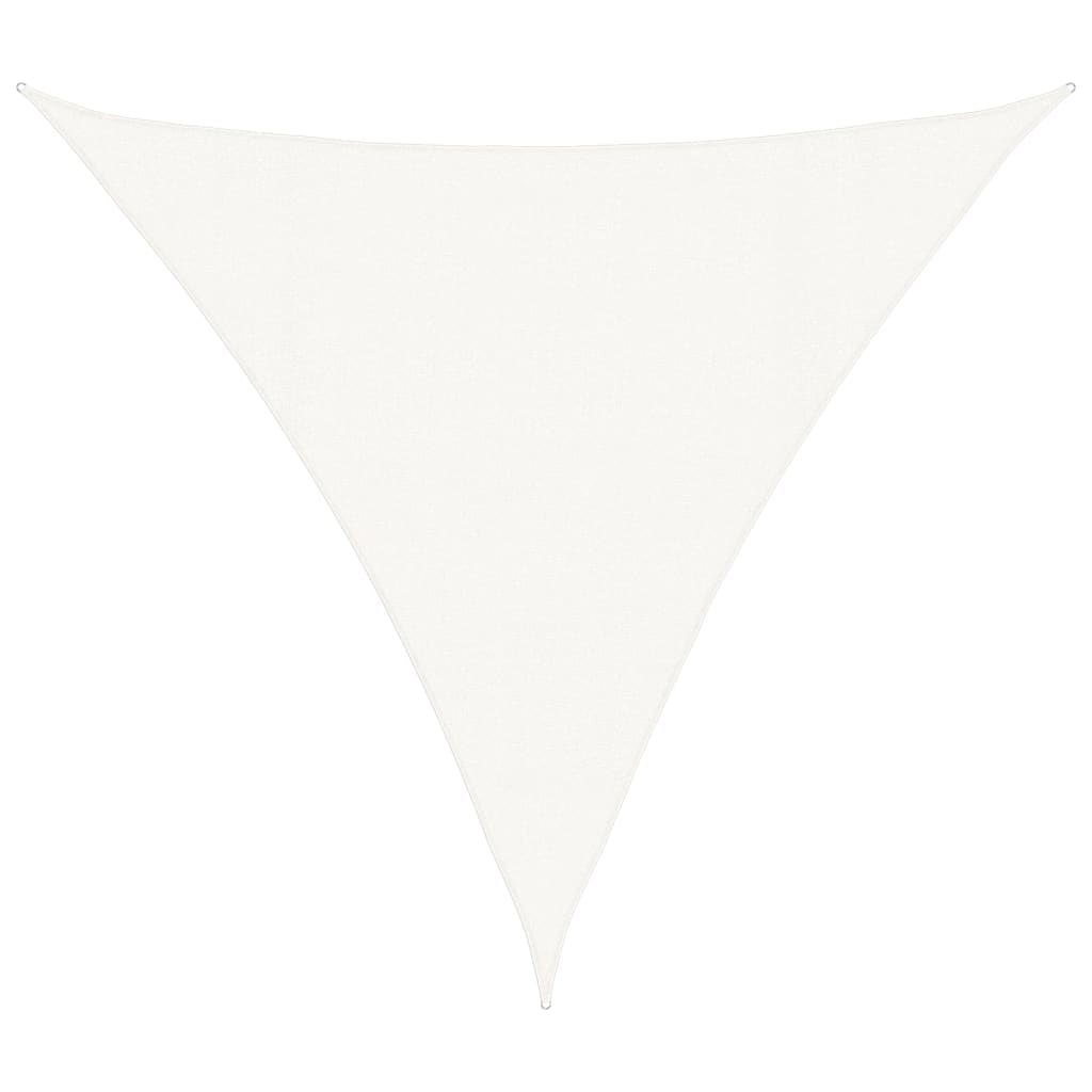 vidaXL Pânză parasolar, alb, 4,5x4,5x4,5 m, HDPE, 160 g/m² vidaXL Pânză parasolar, alb, 4,5x4,5x4,5 m, HDPE, 160 g/m²