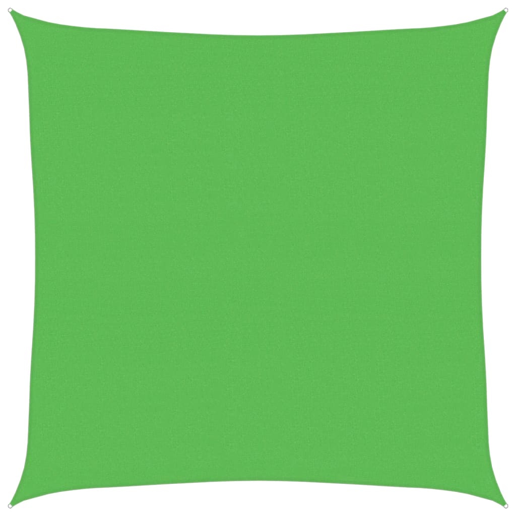 vidaXL Pânză parasolar, verde deschis, 4,5x4.5 m, HDPE, 160 g/m² vidaXL Pânză parasolar, verde deschis, 4,5x4.5 m, HDPE, 160 g/m²