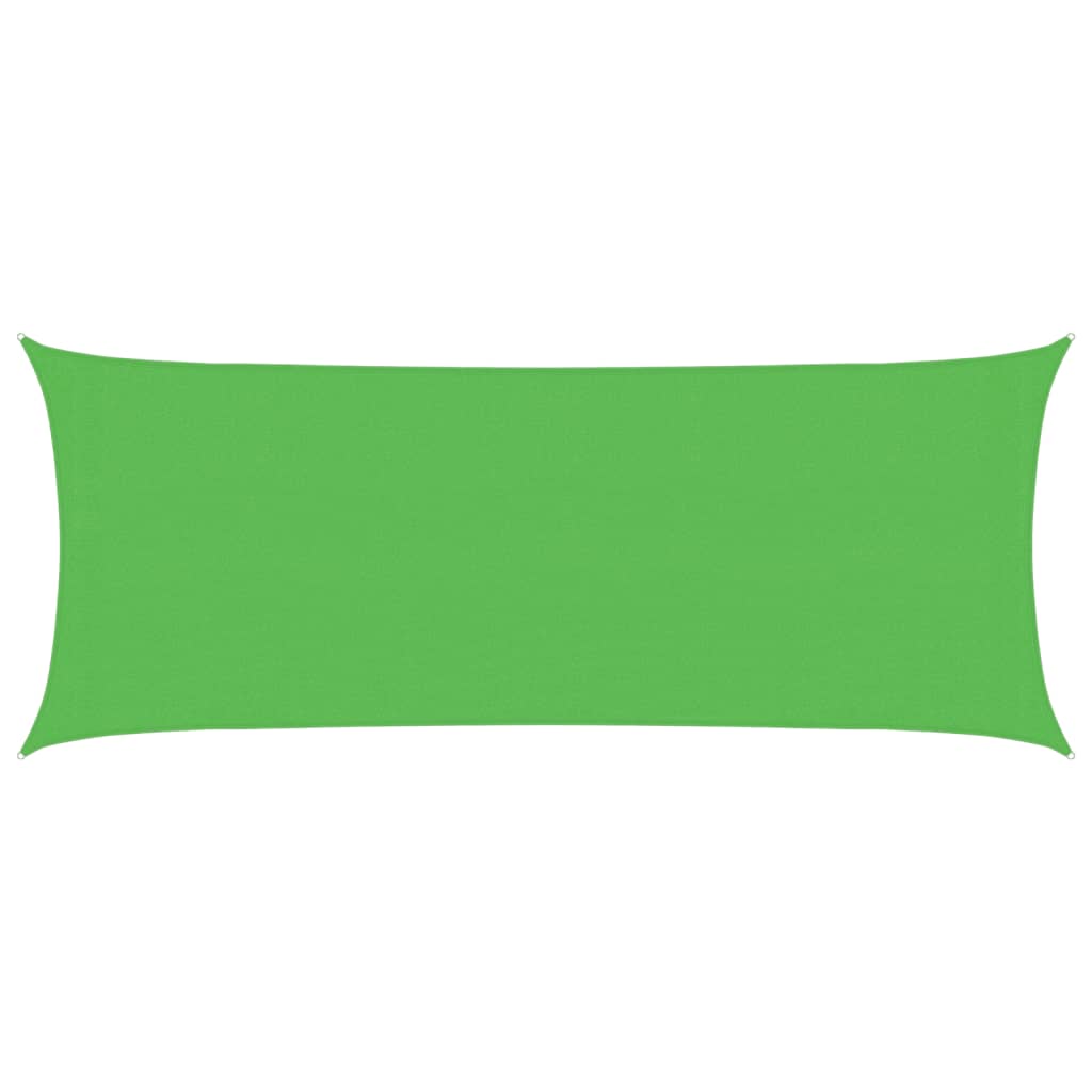 vidaXL Pânză parasolar, verde deschis, 2x4,5 m, HDPE, 160 g/m²