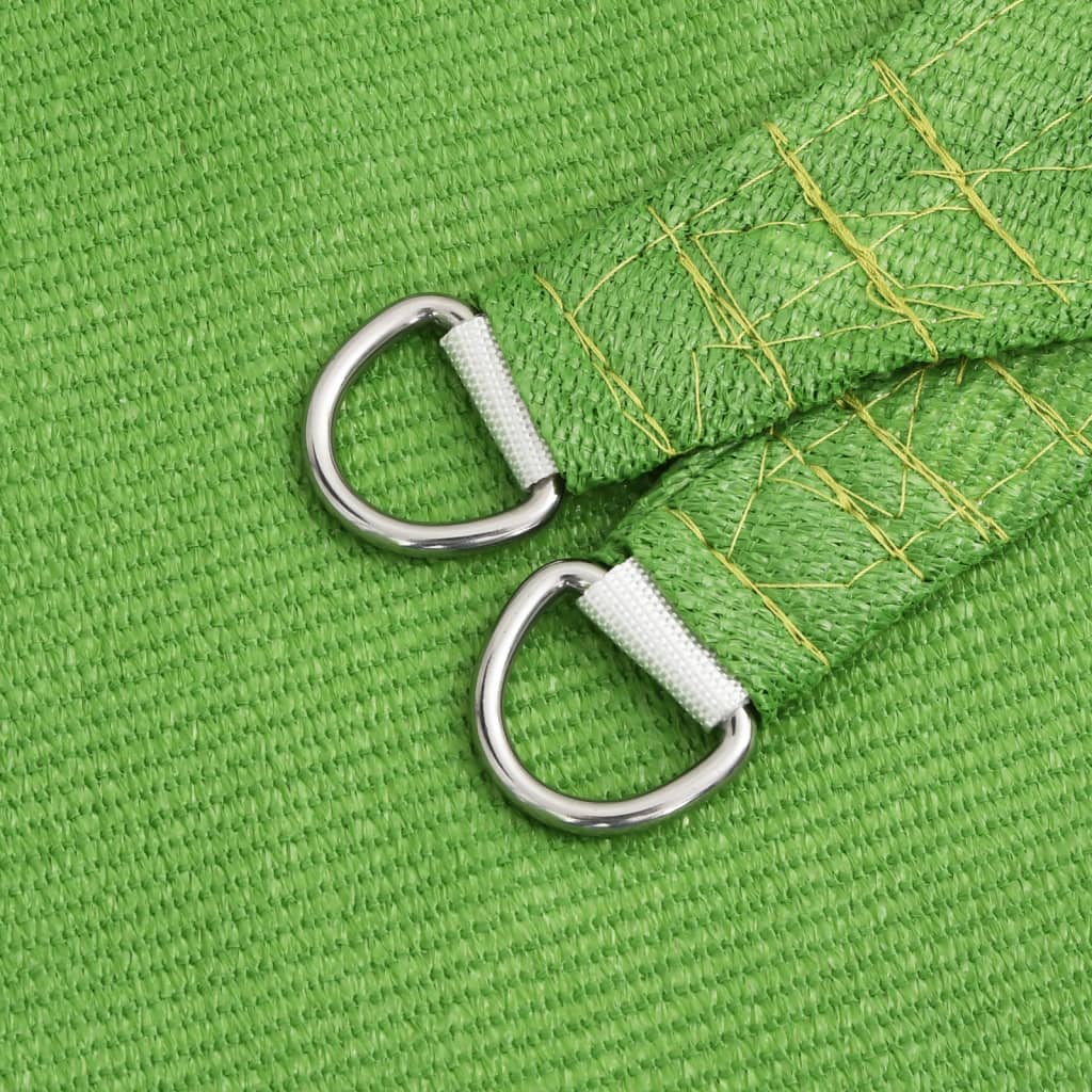 vidaXL Pânză parasolar, verde deschis, 2,5x3,5 m, HDPE, 160 g/m²