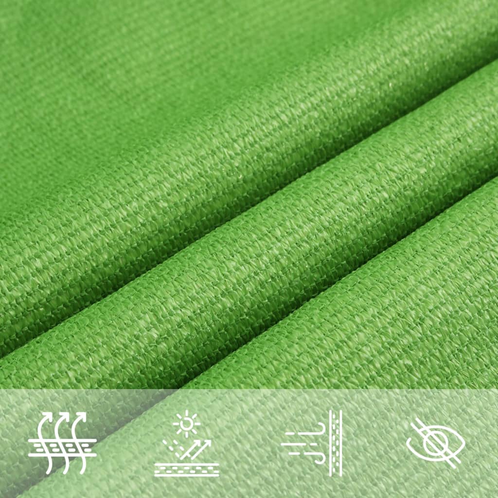 vidaXL Pânză parasolar, verde deschis, 3x6 m, HDPE, 160 g/m² vidaXL Pânză parasolar, verde deschis, 3x6 m, HDPE, 160 g/m²