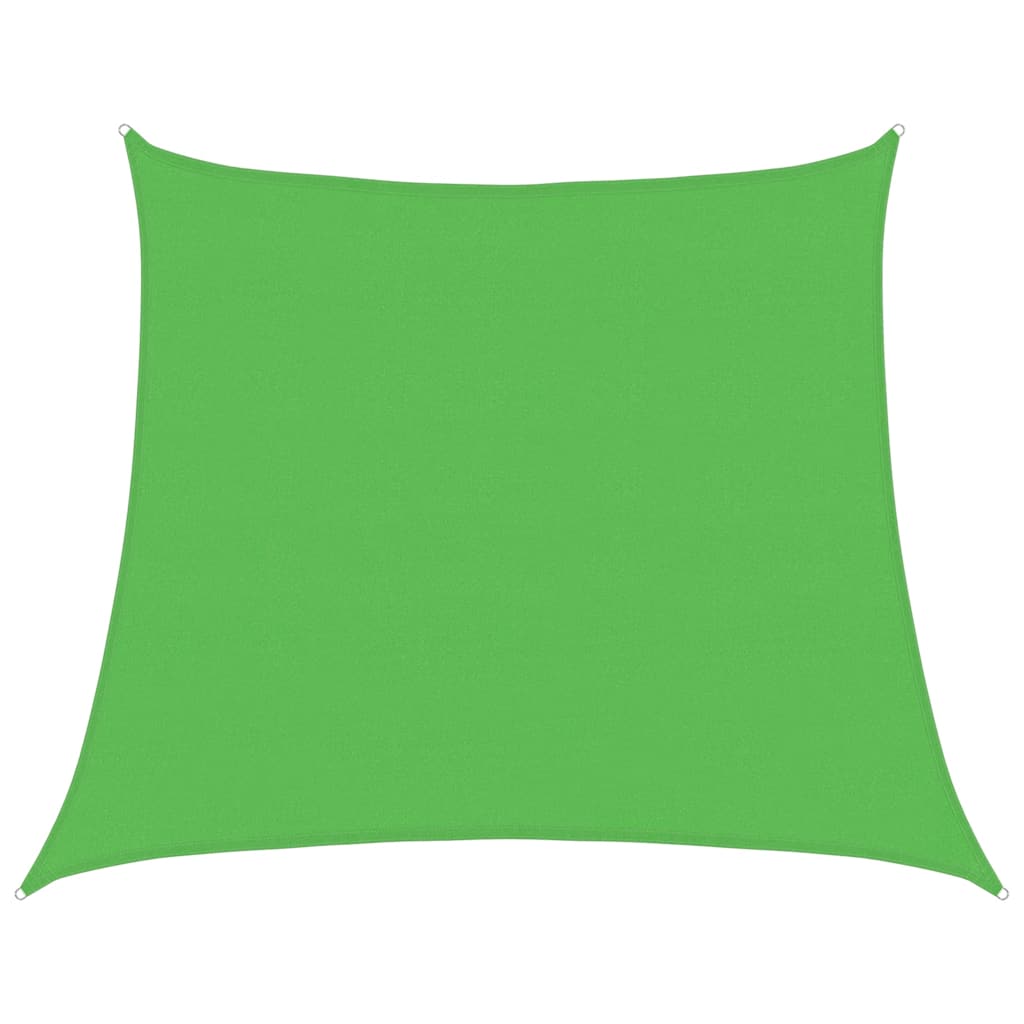 vidaXL Pânză parasolar, verde deschis, 4/5x4 m, HDPE, 160 g/m², trapez