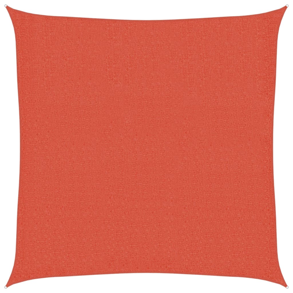 vidaXL Pânză parasolar, teracotă, 2,5 x 2,5 m, HDPE, 160 g/m², pătrat