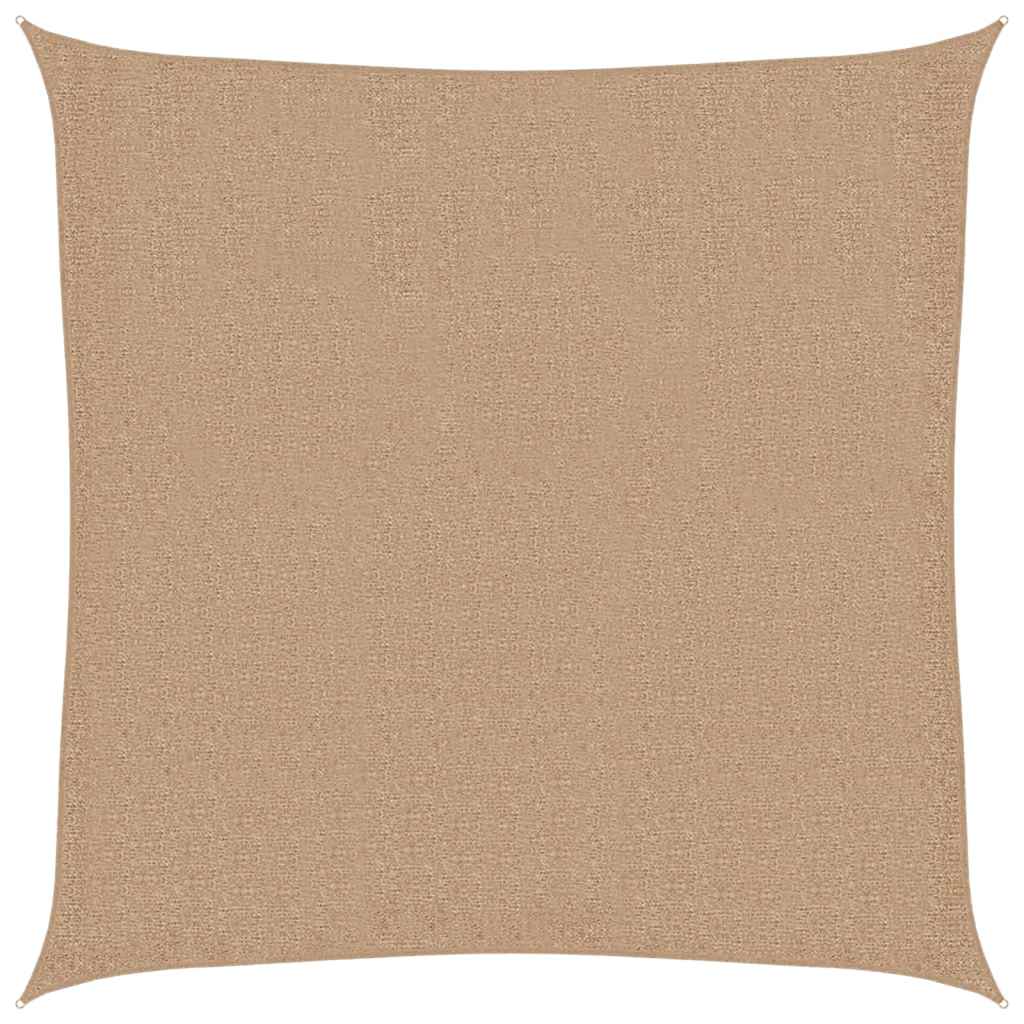 vidaXL Pânză parasolar, gri taupe, 3x3 m, HDPE, 160 g/m²