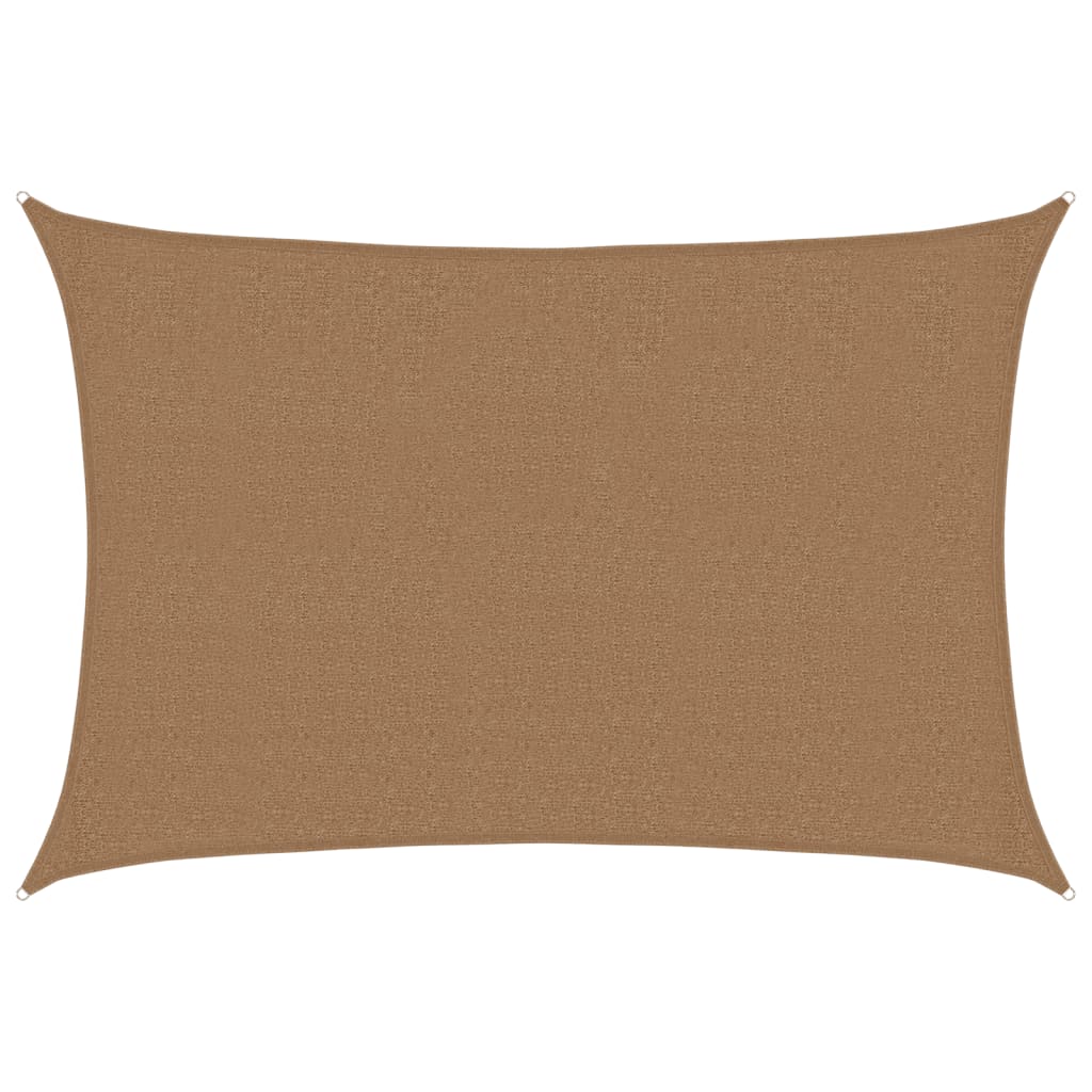 vidaXL Pânză parasolar, gri taupe, 2,5x3,5 m, HDPE, 160 g/m²