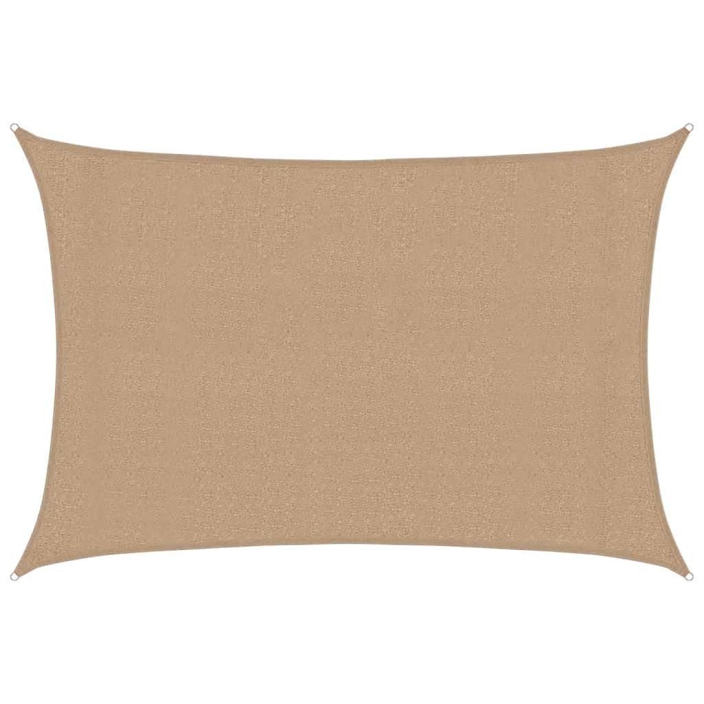 vidaXL Pânză parasolar, gri taupe, 3x4 m, HDPE, 160 g/m²
