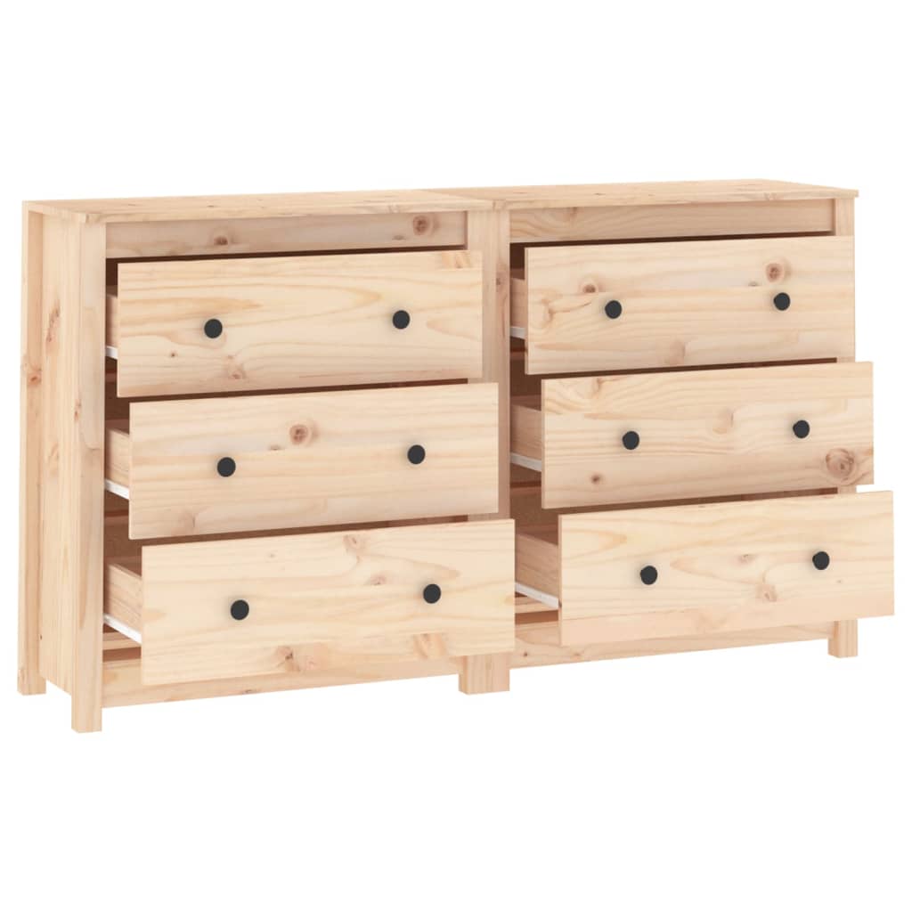 vidaXL Dulap, 140x35x80 cm, lemn masiv de pin vidaXL Dulap, 140x35x80 cm, lemn masiv de pin