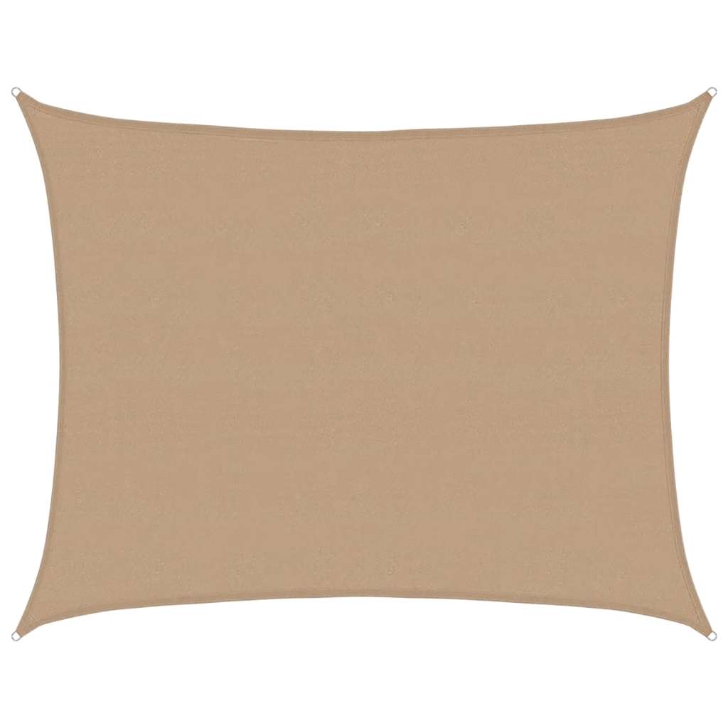 vidaXL Pânză parasolar, taupe, 6x7 m, HDPE, 160 g/m²