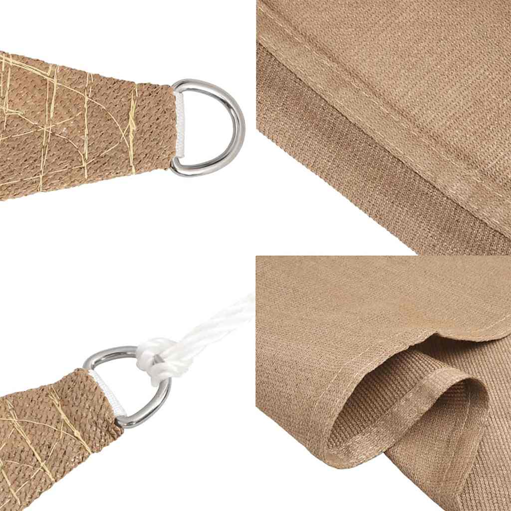 vidaXL Parasolar, gri taupe, 4x4x4 m, HDPE, 160 g/m² vidaXL Parasolar, gri taupe, 4x4x4 m, HDPE, 160 g/m²