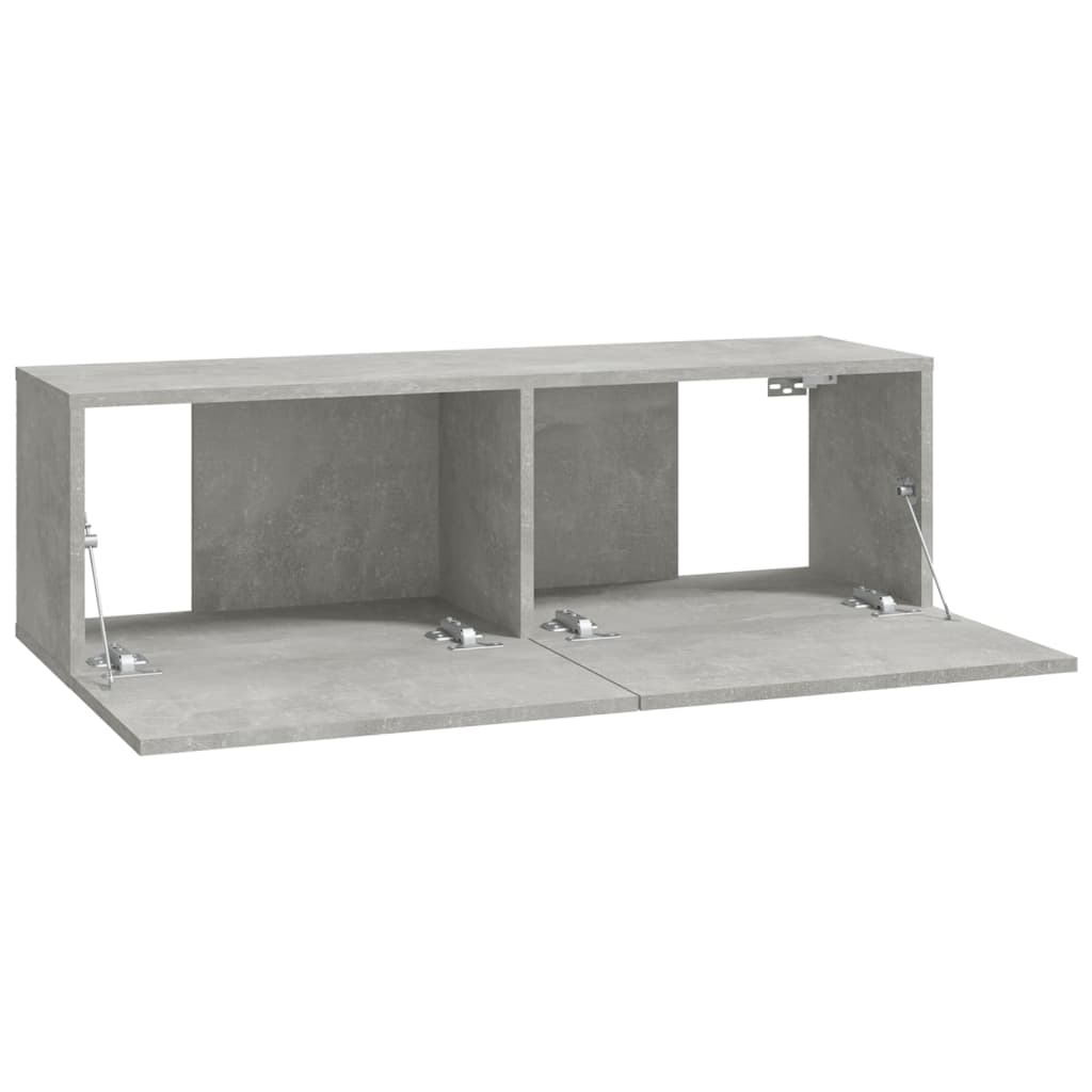 vidaXL Set dulapuri TV, 6 piese, gri beton, lemn prelucrat vidaXL Set dulapuri TV, 6 piese, gri beton, lemn prelucrat