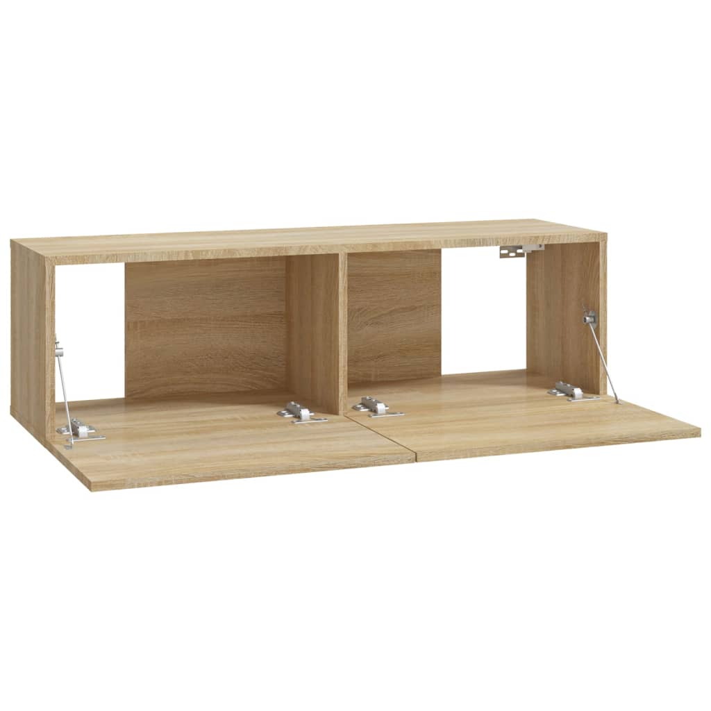 vidaXL Set dulap TV, 8 piese, stejar sonoma, lemn prelucrat vidaXL Set dulap TV, 8 piese, stejar sonoma, lemn prelucrat
