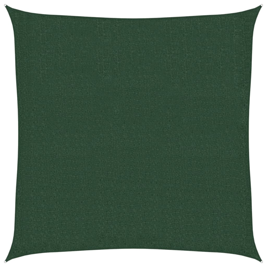 vidaXL Pânză parasolar, verde închis, 2,5 x 2,5 m, HDPE, 160 g / m² vidaXL Pânză parasolar, verde închis, 2,5 x 2,5 m, HDPE, 160 g / m²
