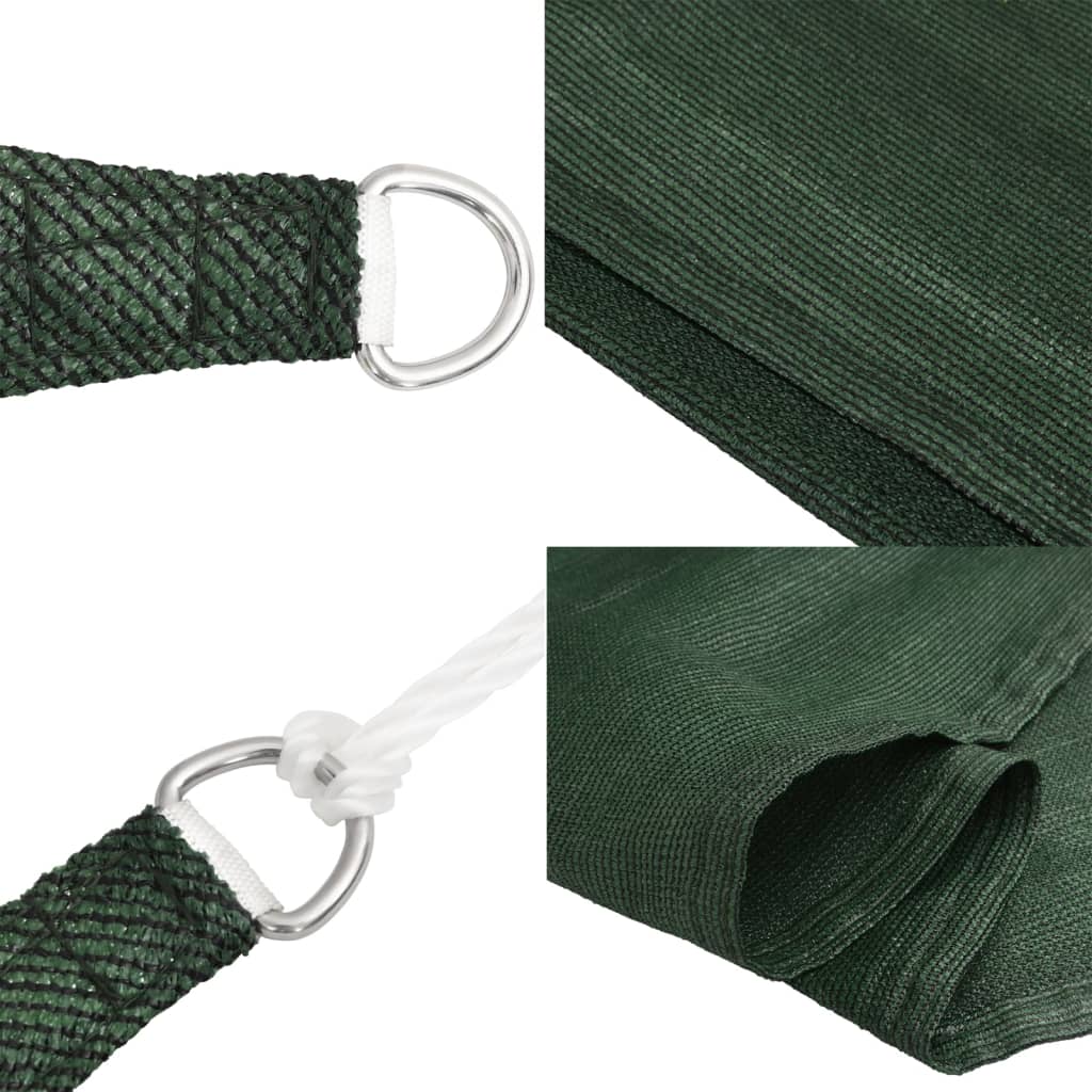 vidaXL Pânză parasolar, verde închis, 2,5 x 2,5 m, HDPE, 160 g / m² vidaXL Pânză parasolar, verde închis, 2,5 x 2,5 m, HDPE, 160 g / m²
