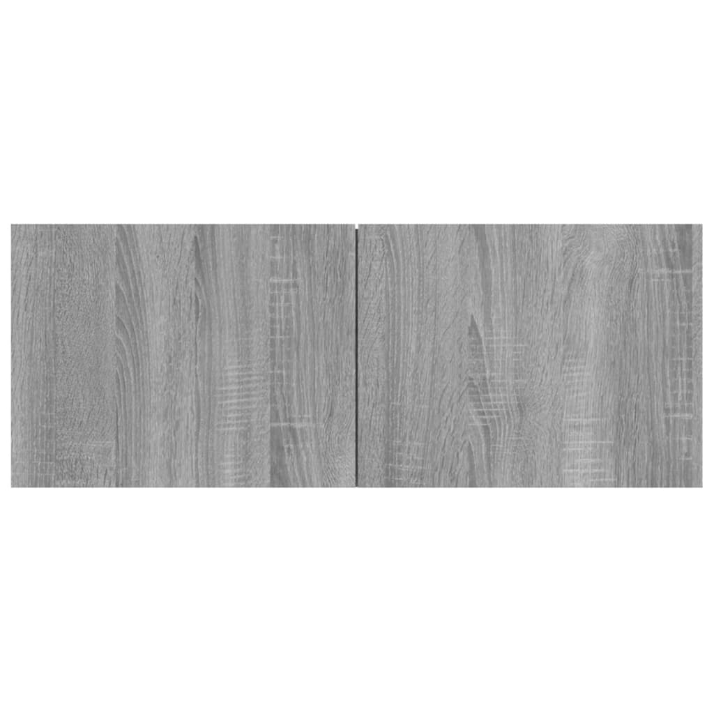vidaXL Set comode TV, 7 piese, gri sonoma, lemn compozit vidaXL Set comode TV, 7 piese, gri sonoma, lemn compozit