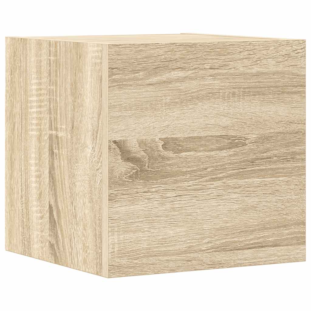 vidaXL Set dulapuri TV, 7 piese, stejar sonoma, lemn prelucrat