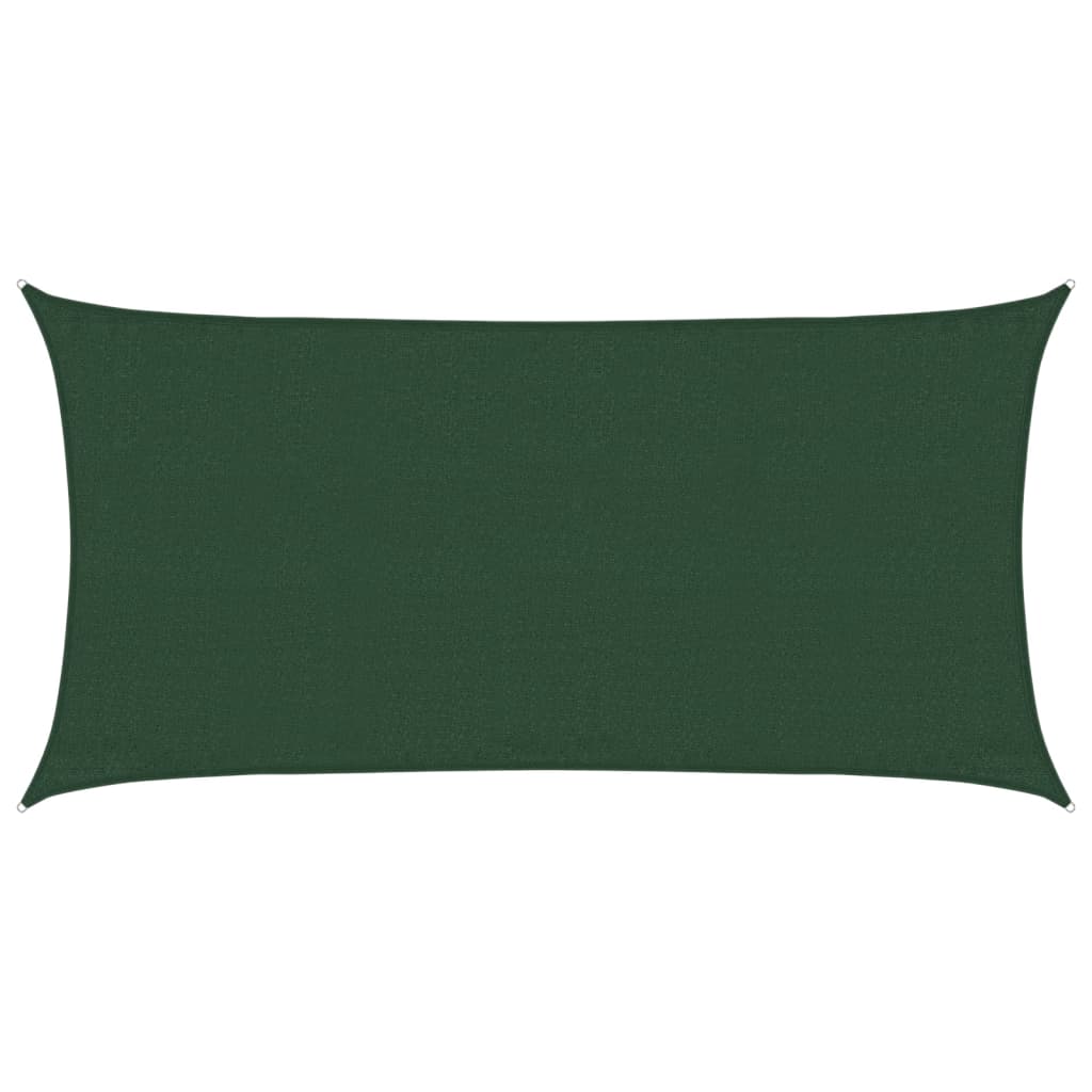 vidaXL Pânză parasolar, verde închis, 3x6 m, 160 g/m², HDPE vidaXL Pânză parasolar, verde închis, 3x6 m, 160 g/m², HDPE
