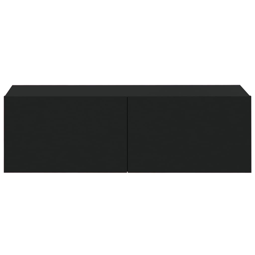 vidaXL Set dulap TV, 6 piese, negru, lemn prelucrat vidaXL Set dulap TV, 6 piese, negru, lemn prelucrat