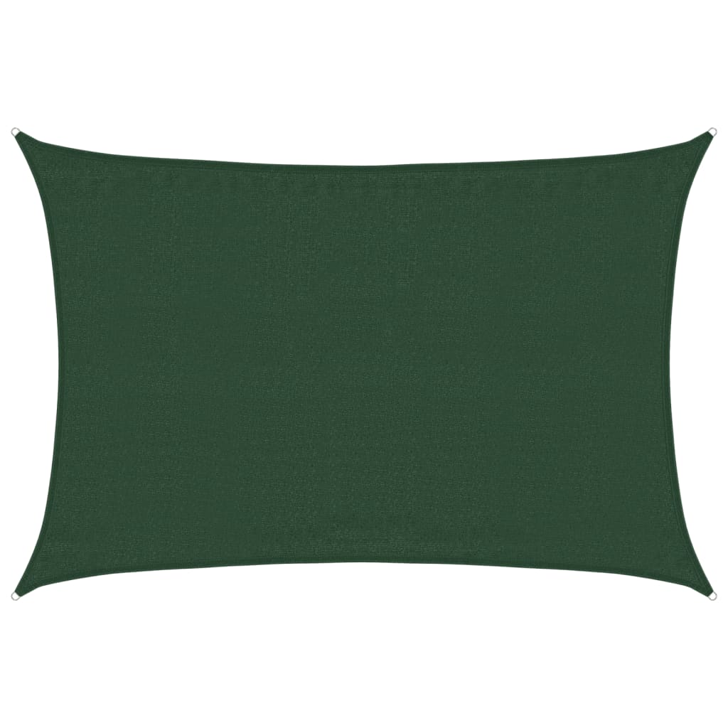 vidaXL Pânză parasolar, verde închis, 3,5x4,5 m, HDPE, 160 g/m² vidaXL Pânză parasolar, verde închis, 3,5x4,5 m, HDPE, 160 g/m²