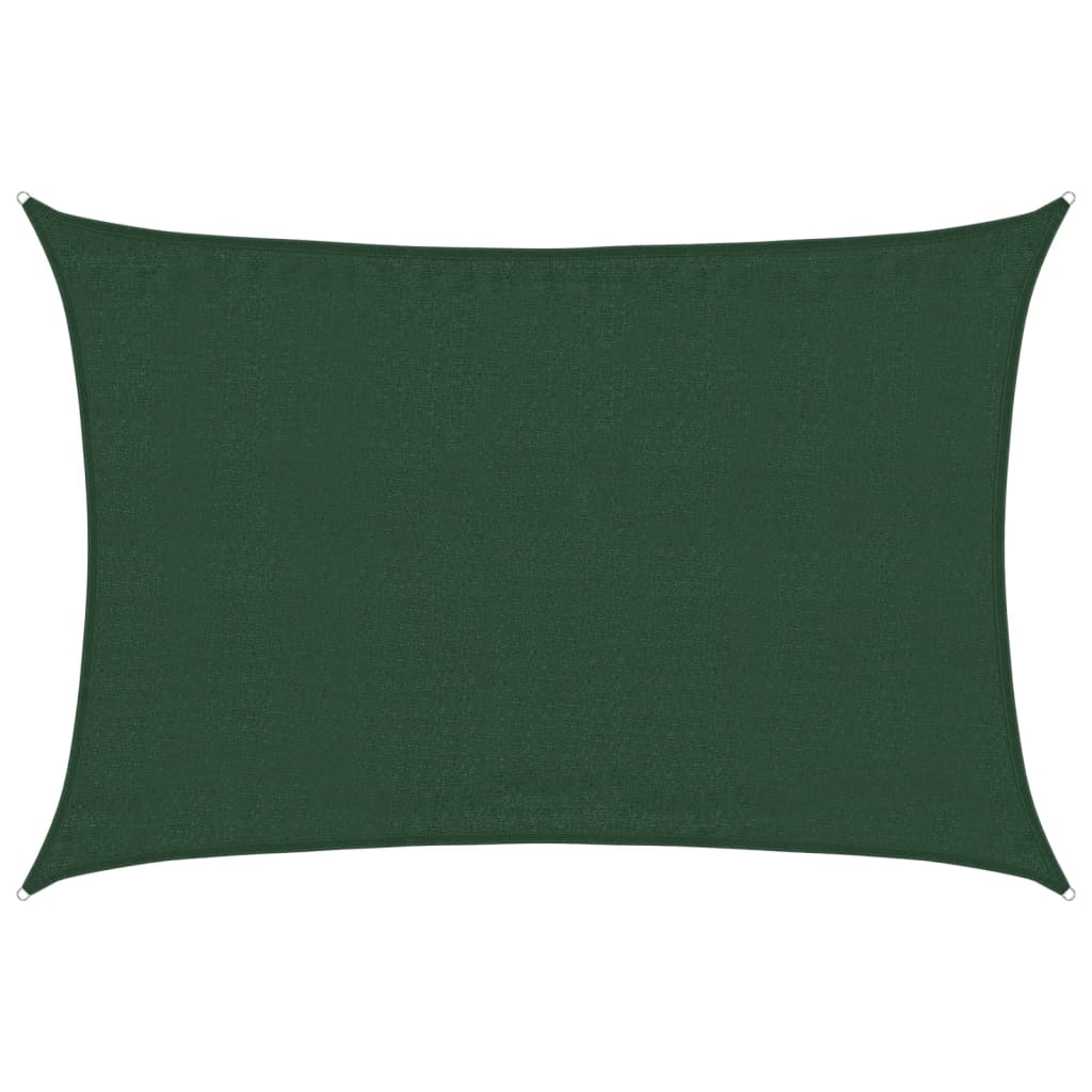 vidaXL Pânză parasolar, verde închis, 3,5x5 m, HDPE, 160 g/m² vidaXL Pânză parasolar, verde închis, 3,5x5 m, HDPE, 160 g/m²
