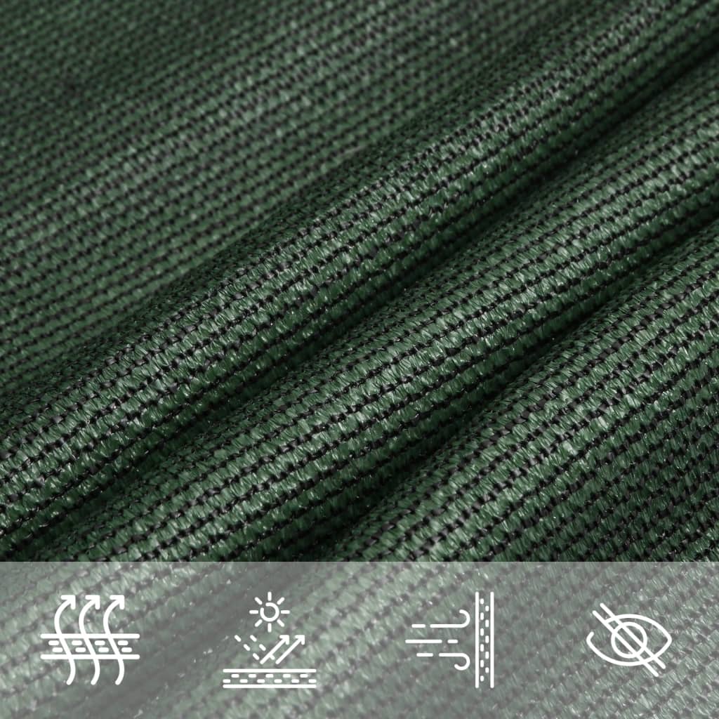 vidaXL Pânză parasolar, verde închis, 4x6 m, HDPE, 160 g/m² vidaXL Pânză parasolar, verde închis, 4x6 m, HDPE, 160 g/m²