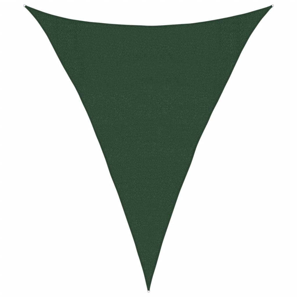 vidaXL Pânză parasolar, verde închis, 3x4x4 m, HDPE, 160 g/m² vidaXL Pânză parasolar, verde închis, 3x4x4 m, HDPE, 160 g/m²