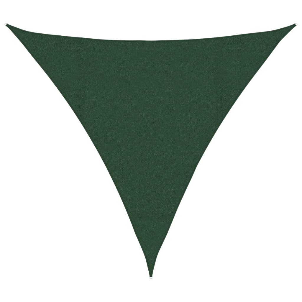 vidaXL Pânză parasolar, verde închis, 4x4x4 m, HDPE, 160 g/m² vidaXL Pânză parasolar, verde închis, 4x4x4 m, HDPE, 160 g/m²