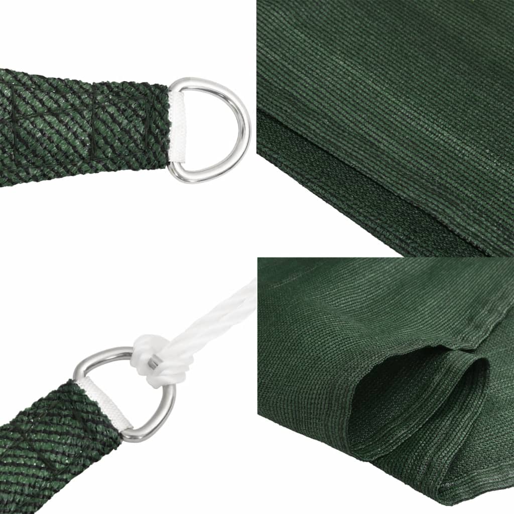 vidaXL Pânză parasolar, verde închis, 4x4x5,8 m, HDPE, 160 g/m² vidaXL Pânză parasolar, verde închis, 4x4x5,8 m, HDPE, 160 g/m²