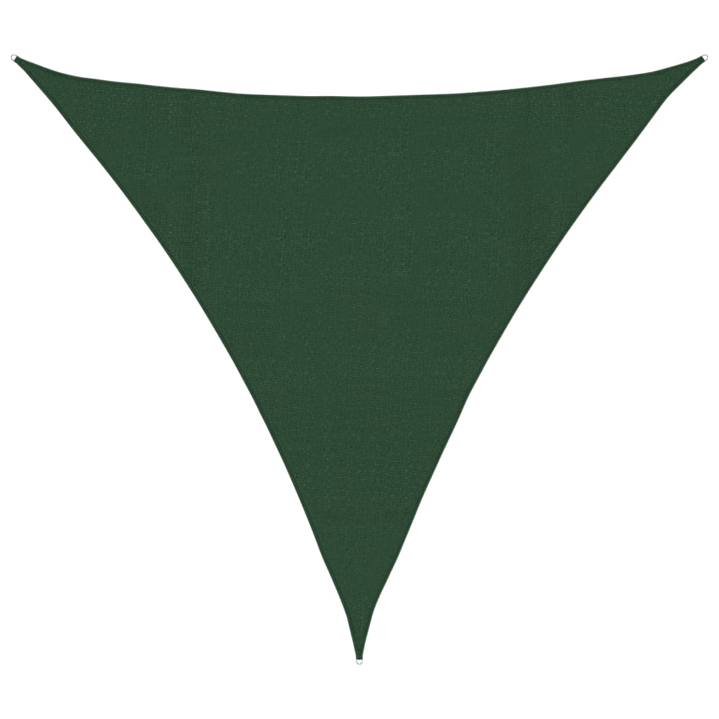 vidaXL Pânză parasolar, verde închis, 4,5x4,5x4,5 m, HDPE, 160 g/m² vidaXL Pânză parasolar, verde închis, 4,5x4,5x4,5 m, HDPE, 160 g/m²