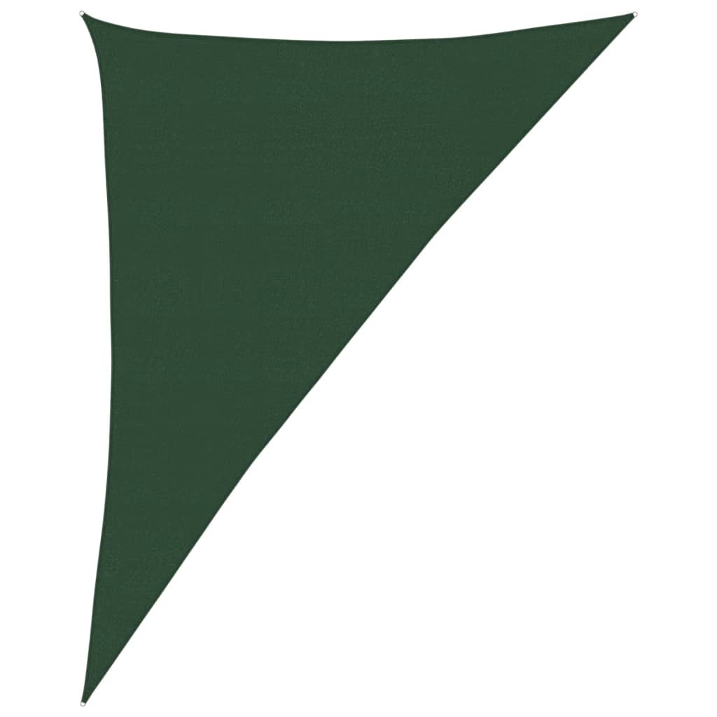 vidaXL Pânză parasolar, verde închis, 4x5x6,8 m, HDPE, 160 g/m²