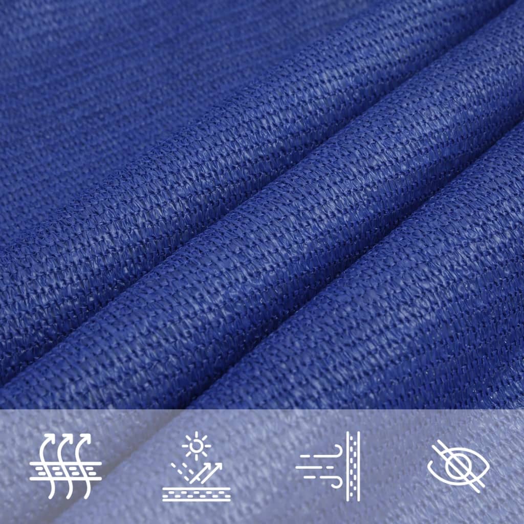 vidaXL Parasolar, albastru, 2,5x2,5 m, HDPE, 160 g/m² vidaXL Parasolar, albastru, 2,5x2,5 m, HDPE, 160 g/m²