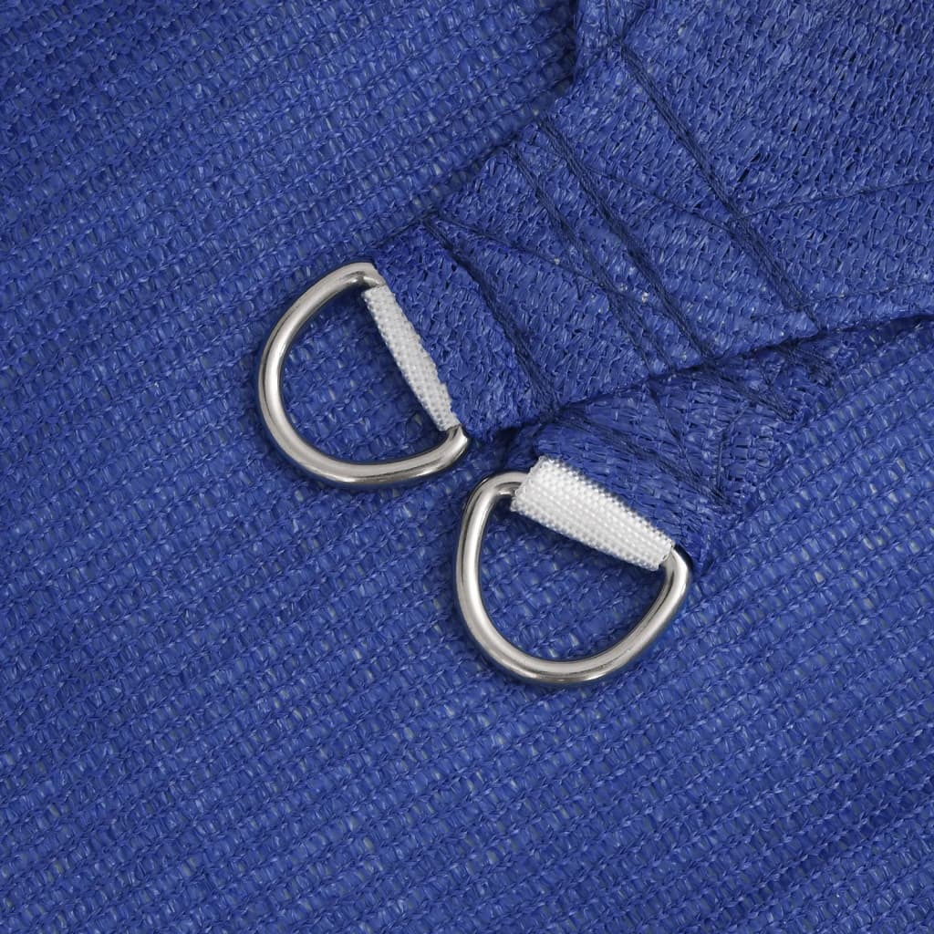 vidaXL Pânză parasolar, albastru, 7x7 m, HDPE, 160 g/m², pătrat