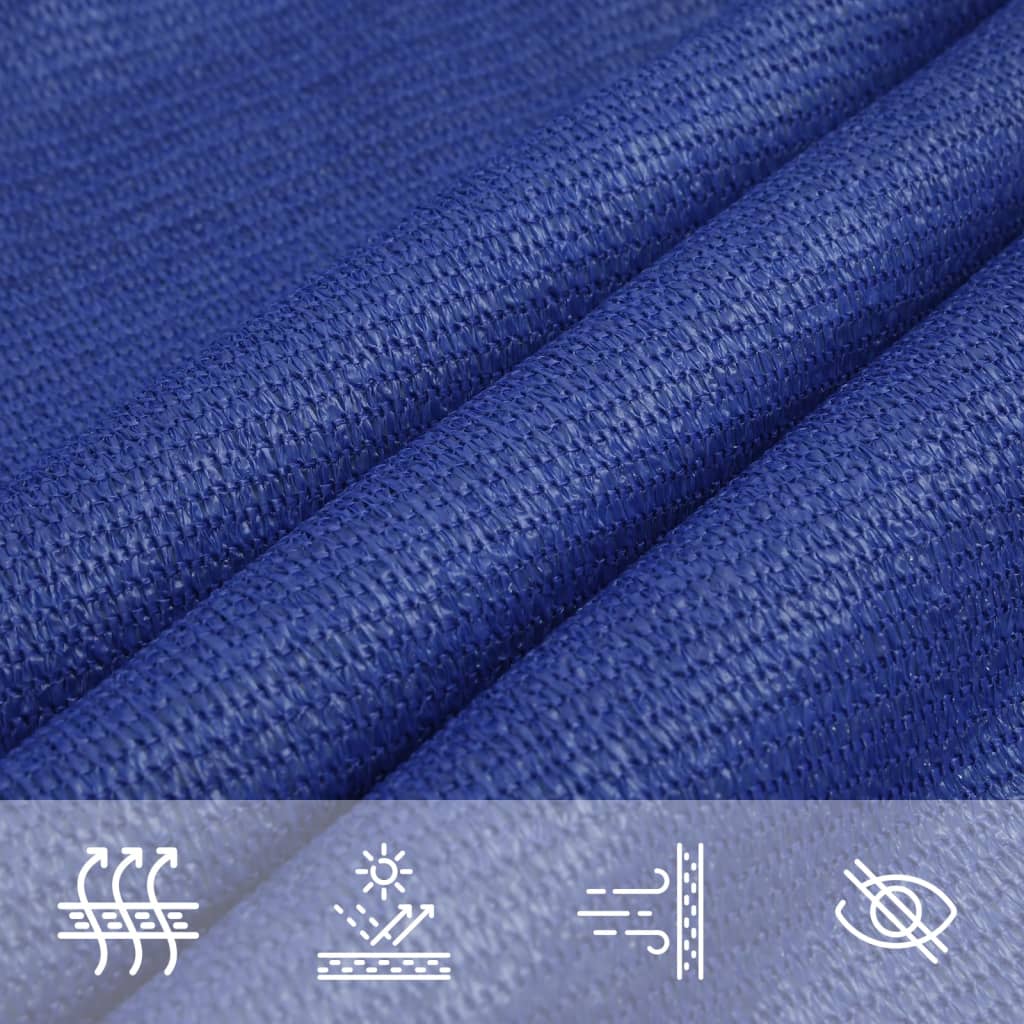vidaXL Pânză parasolar, albastru, 2,5x4,5 m, HDPE, 160 g/m² vidaXL Pânză parasolar, albastru, 2,5x4,5 m, HDPE, 160 g/m²